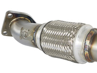 aFe Power Elite Twisted Steel 16-17 Honda Civic I4-1.5L (t) 2.5in Rear Down-Pipe Mid-Pipe - Burkken Auto Parts