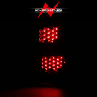 ANZO 2000-2006 Chevrolet Tahoe Led Taillights Black/Clear - Burkken Auto Parts