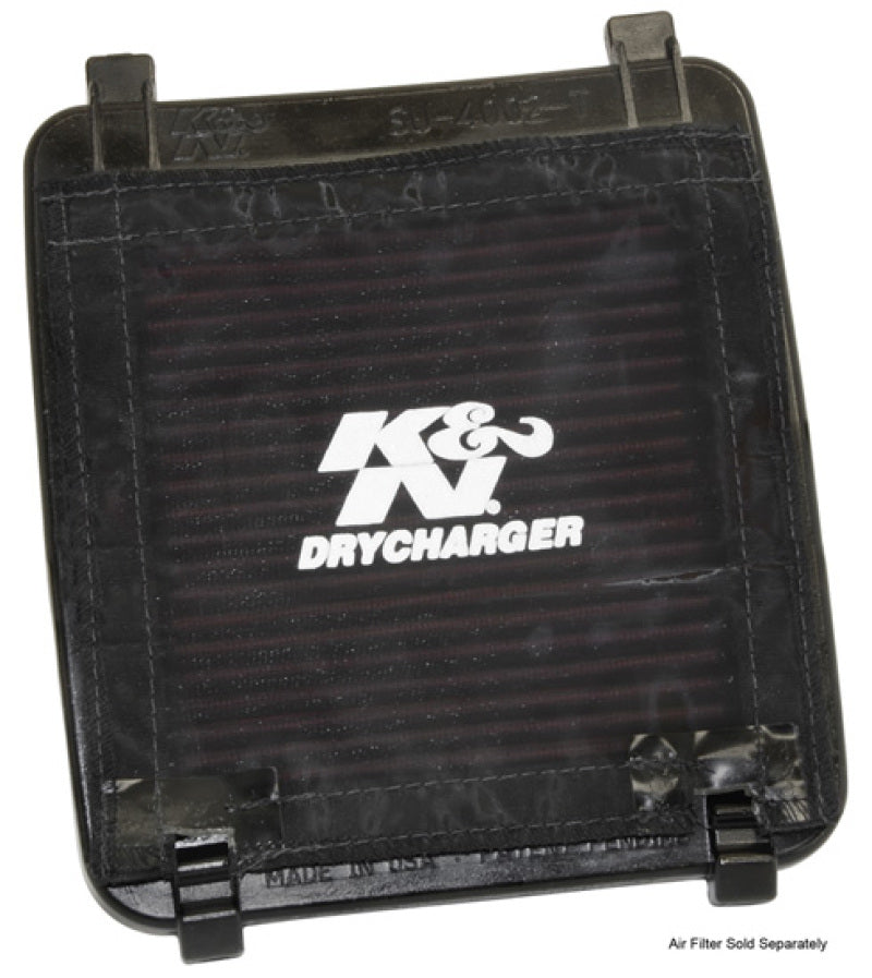 K&N Universal PreCharger Flat Air Filter Wrap Black 7Inx7in - Burkken Auto Parts