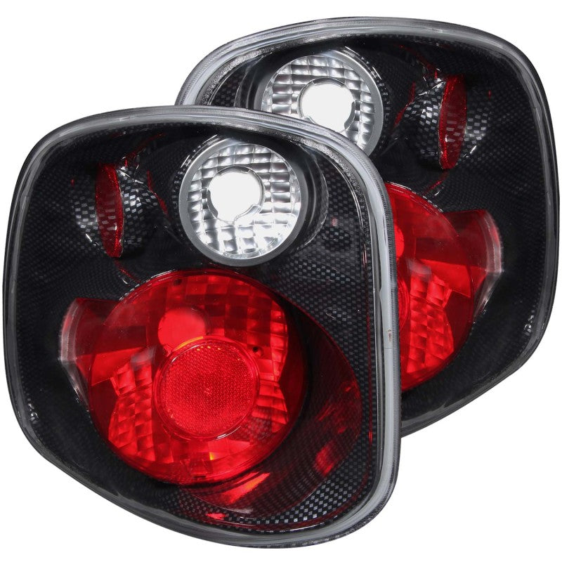 ANZO 2001-2003 Ford F-150 Taillights Carbon - Burkken Auto Parts