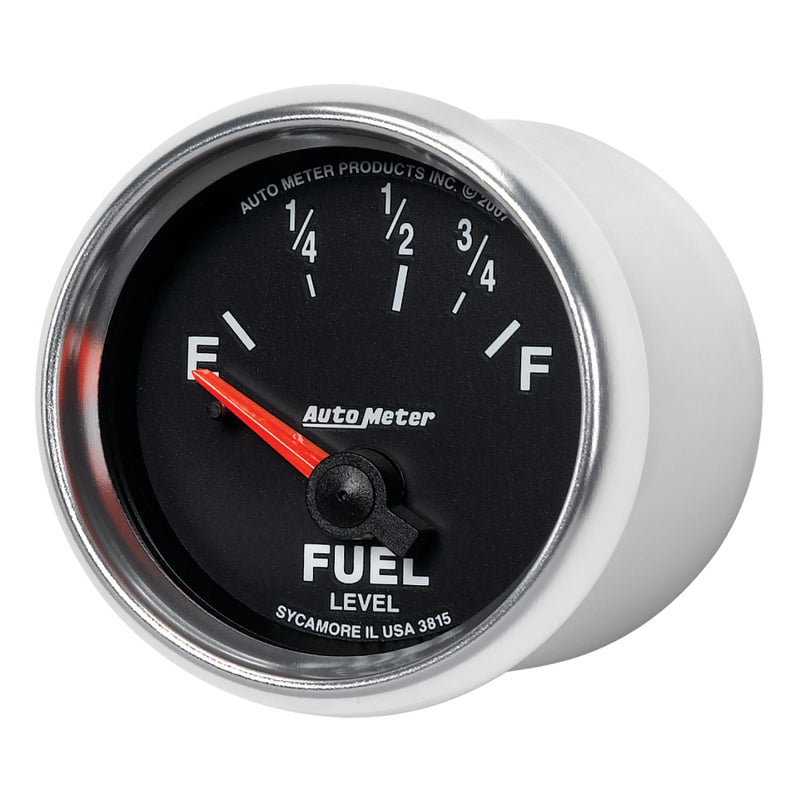 AutoMeter Gauge Fuel Level 2-1/16in. 73 Ohm(e) to 10 Ohm(f) Elec Gs - Burkken Auto Parts