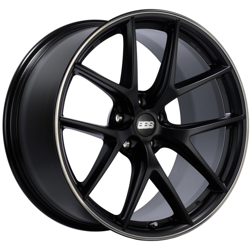 BBS CI-R 19x9 5x120 ET44 Satin Black Rim Protector Wheel -82mm PFS/Clip Required - Burkken Auto Parts