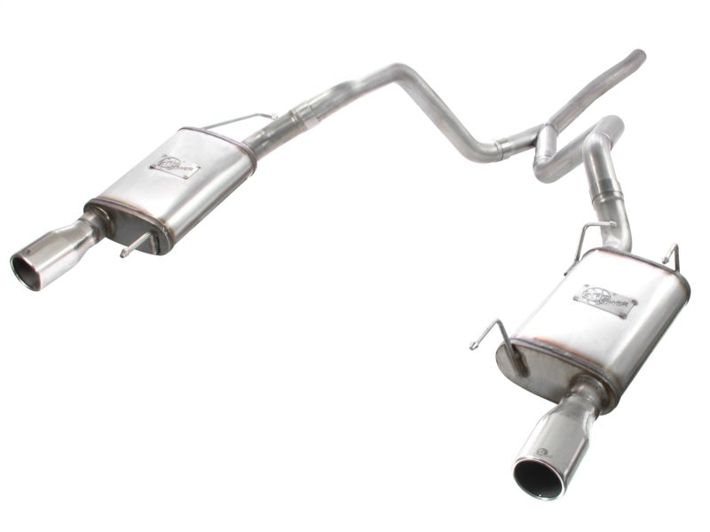 aFe MACHForce XP 05-09 Ford Mustang V6 4.0L 2-1/2in. 409 SS Cat-Back Exhaust - Burkken Auto Parts