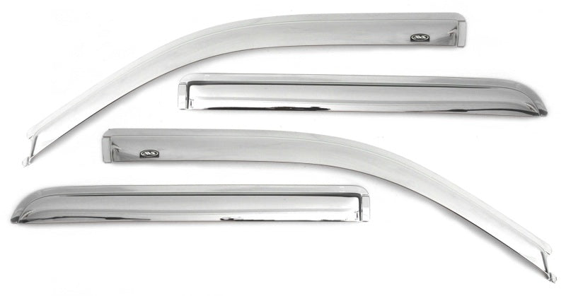 AVS 18-22 Chevrolet Equinox Ventvisor Window Deflectors 4pc - Chrome - Burkken Auto Parts