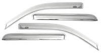 AVS 18-22 Chevrolet Equinox Ventvisor Window Deflectors 4pc - Chrome - Burkken Auto Parts