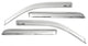 AVS 18-22 Chevrolet Equinox Ventvisor Window Deflectors 4pc - Chrome - Burkken Auto Parts