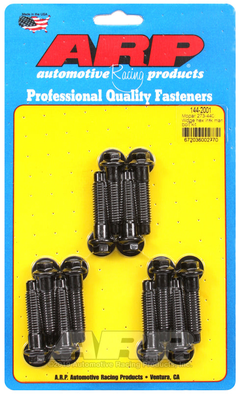 ARP Mopar 273-440 Wedge Hex Intake Manifold Bolt Kit - Burkken Auto Parts