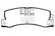 EBC 89-92 Geo Prizm 1.6 SL Greenstuff Rear Brake Pads - Burkken Auto Parts