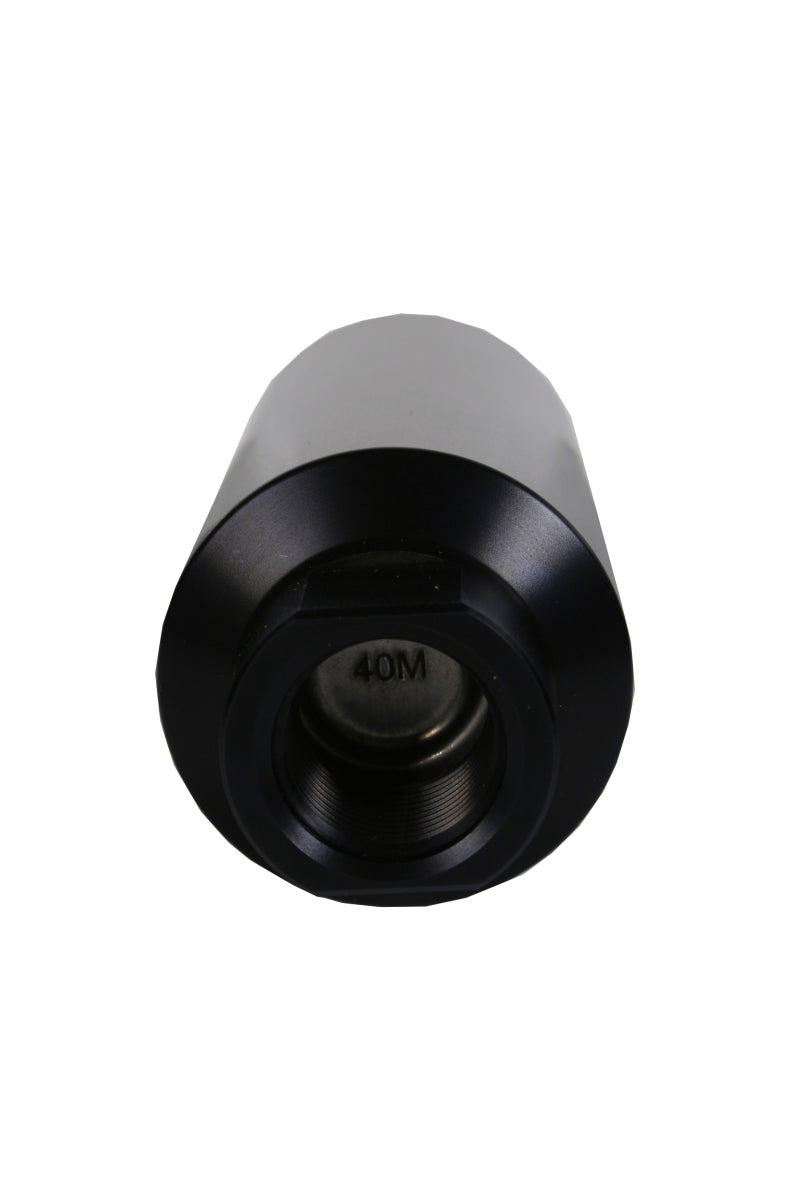 Aeromotive In-Line Marine Filter - AN-12 - 40 Micron SS Element - Black Hardcoat Finish - Burkken Auto Parts