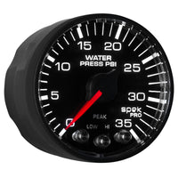 Autometer Spek-Pro 52.4mm 0-35 PSI Digital Stepper Motor Water Pressue Gauge - Burkken Auto Parts