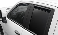 AVS 17-18 Ford F-250 Super Duty Supercrew Ventvisor Front & Rear Window Deflectors 4pc - Smoke - Burkken Auto Parts