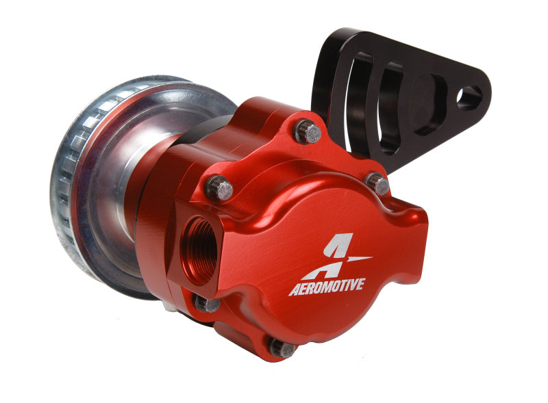 Aeromotive Belt Drive Pump Kit (P/N 11105) w/Gilmer Pulley and Mounting Bracket - Burkken Auto Parts