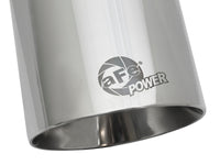 aFe MACH Force-Xp Univ 304 SS Double-Wall Clamp-On Exhaust Tip - Polished - 3in Inlet - 4.5in Outlet - Burkken Auto Parts