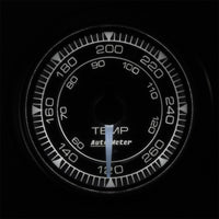 Autometer Chrono 2-1/16in 120-280 Degree Temperature Gauge - Burkken Auto Parts