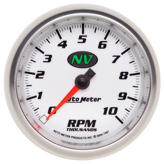 AutoMeter Gauge Tachometer 3-3/8in. 10K RPM In-Dash NV - Burkken Auto Parts