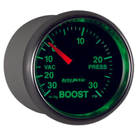 Autometer GS 52mm 30 In Hg.-Vac/30 PSI Mechanical Vacuum/Boost Gauge - Burkken Auto Parts