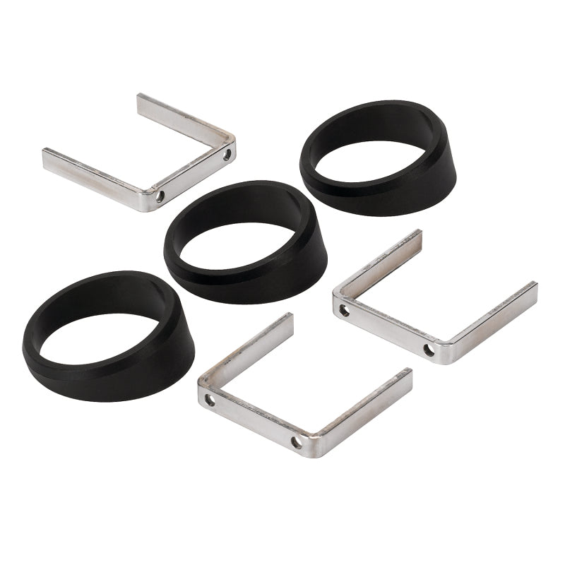 Autometer or Autogage 2-1/16in Black Angle Rings -- 3 Pack - Burkken Auto Parts