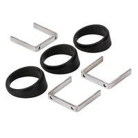 Autometer or Autogage 2-1/16in Black Angle Rings -- 3 Pack - Burkken Auto Parts