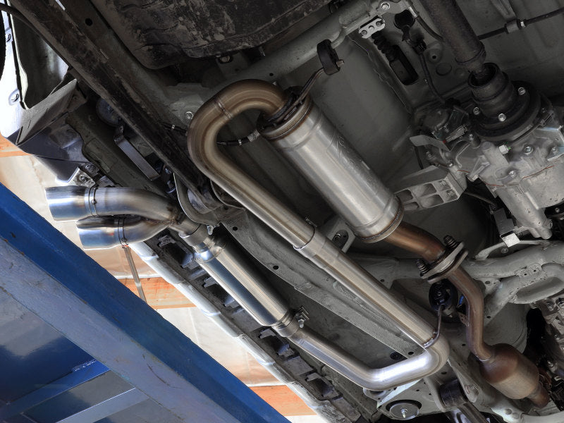 aFe 18-21 Suzuki Jimny Takeda 2-1/4in. 304 SS Cat-Back Exhaust w/ Blk Tip - Burkken Auto Parts