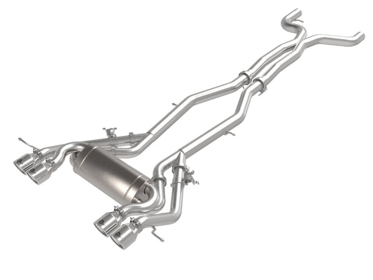 aFe MACHForce XP Exhausts Cat-Back SS 21 BMW M2 Competition L6-3.0L w/Polished Tips - Burkken Auto Parts