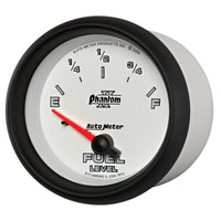 AutoMeter Gauge Fuel Level 2-5/8in. 240 Ohm(e) to 33 Ohm(f) Elec Phantom II - Burkken Auto Parts