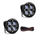 Baja Designs Squadron R SAE LED Spot Light - Clear - Pair - Burkken Auto Parts