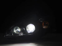 AlphaRex 99-09 Honda S2000 LUXX-Series Projector LED Headlights - Alpha-Black - Burkken Auto Parts