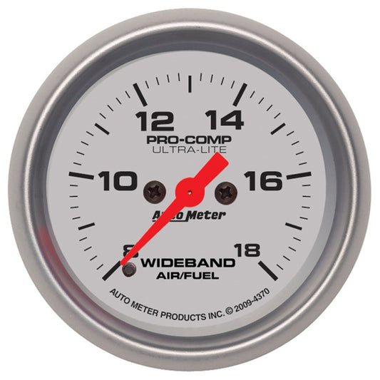Autometer Ultra-Lite 52mm Wideband Air/Fuel Gauge Analog Stepper Motor - Burkken Auto Parts