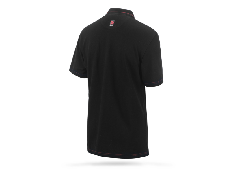 Akrapovic Corpo Polo Black Mens - XS - Burkken Auto Parts