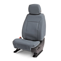 Covercraft 23-26 Ford F250-F550 SD Leatherette PrecisionFit Custom Front Row Seat Covers - Med Grey
