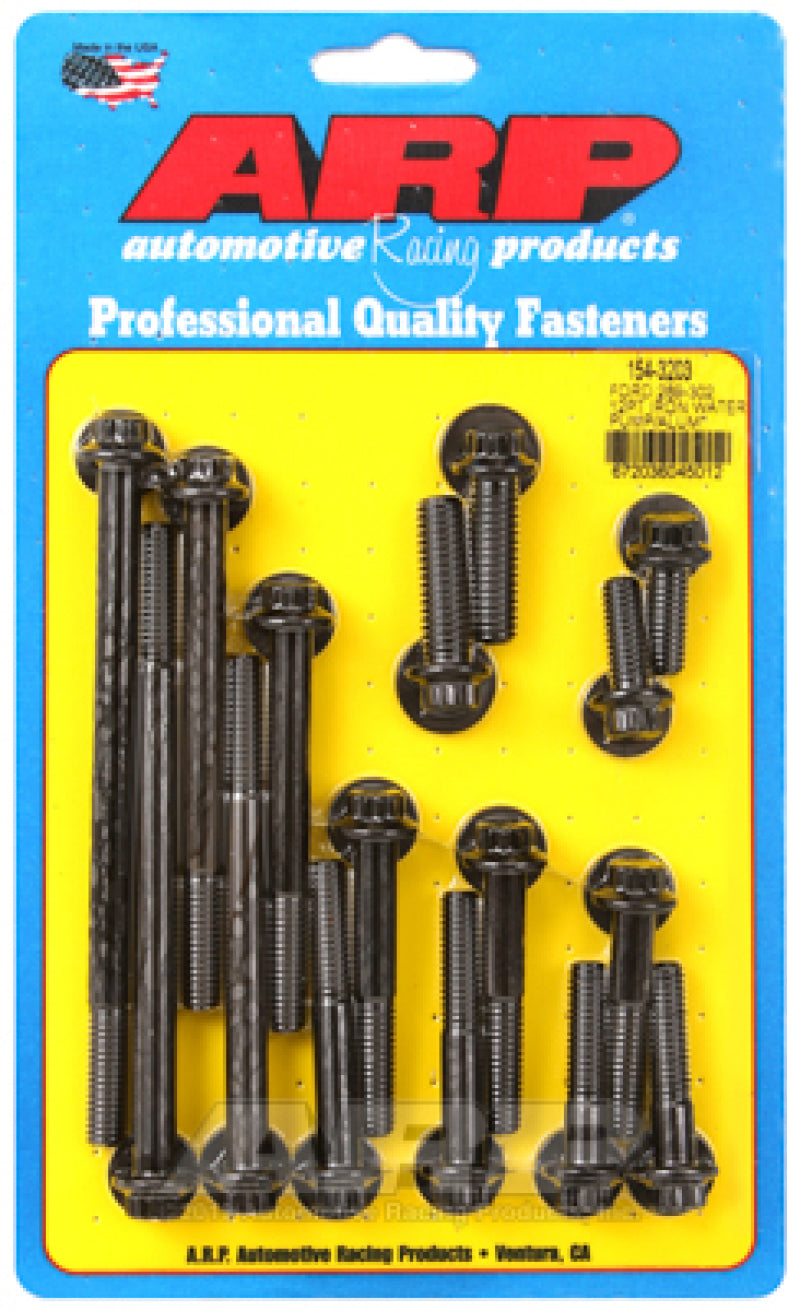 ARP Ford 289-302 12pt Iron Water Pump and Front Cover Bolt Kit - Burkken Auto Parts