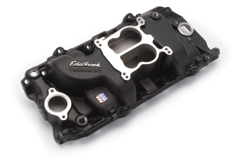Edelbrock Intake Manifold Perf BBC 2-0 Black - Burkken Auto Parts