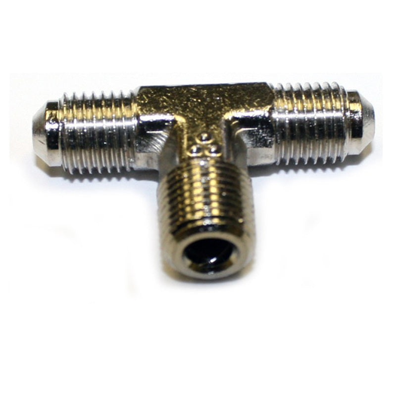 Nitrous Express 3AN Male x 1/8 NPT Straight T - Burkken Auto Parts