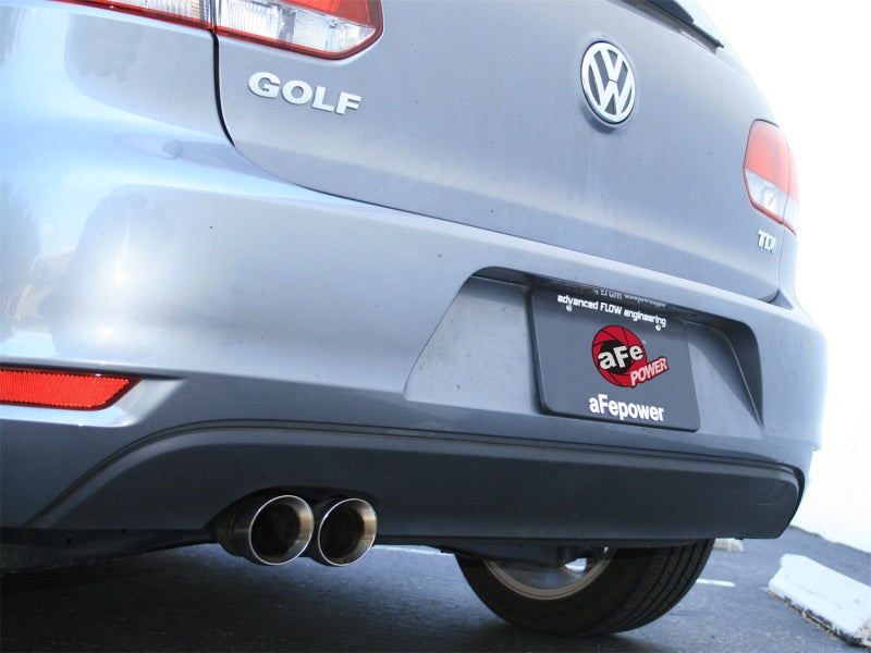 aFe MACHForce XP Exhausts Cat-Back SS-409 EXH CB Volkswagen Golf TDI 11-12 L4-2.0L - Burkken Auto Parts