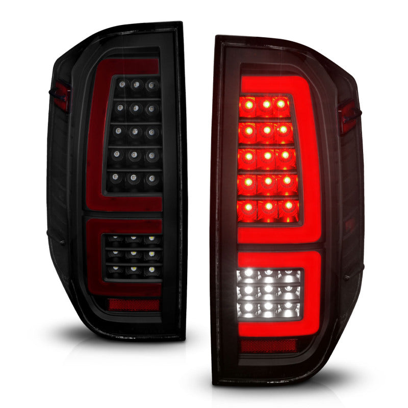 ANZO 2014-2021 Toyota Tundra LED Taillights Black Housing/Smoke Lens - Burkken Auto Parts