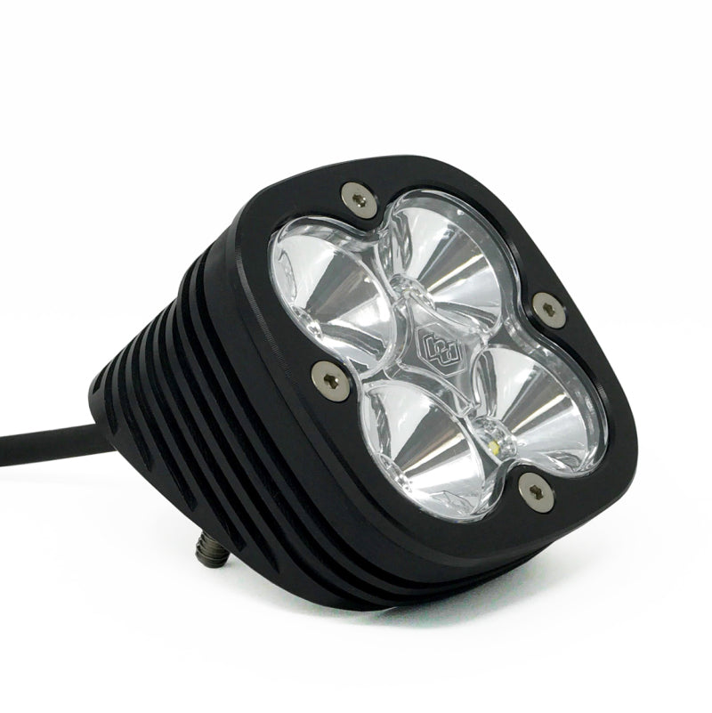 Baja Designs Squadron Pro Series Black Flush Mount Work/Scene Pattern LED Light Pod - Clear - Burkken Auto Parts