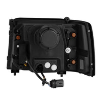 AlphaRex 92-96 Ford F-Series/Bronco NOVA-Series LED Proj Headlight Alpha-Bk w/Actv Light SS & SBDRL - Burkken Auto Parts