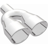 MagnaFlow Tip 1-Pk Dual Oval DW RE 3x3.75x10 - Burkken Auto Parts