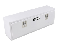 Tradesman Steel Top Mount Truck Tool Box (48in.) - White - Burkken Auto Parts