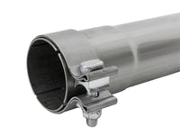 aFe MACH Force-Xp 409 SS Muffler Pipe 2.5in. Inlet/Outlet / 14in. Body / 20in. Length - Burkken Auto Parts