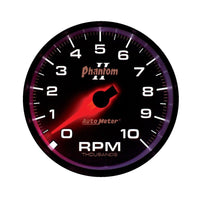 Autometer Phantom II 3-3/8in 10000 RPM In-Dash Tachometer - Burkken Auto Parts