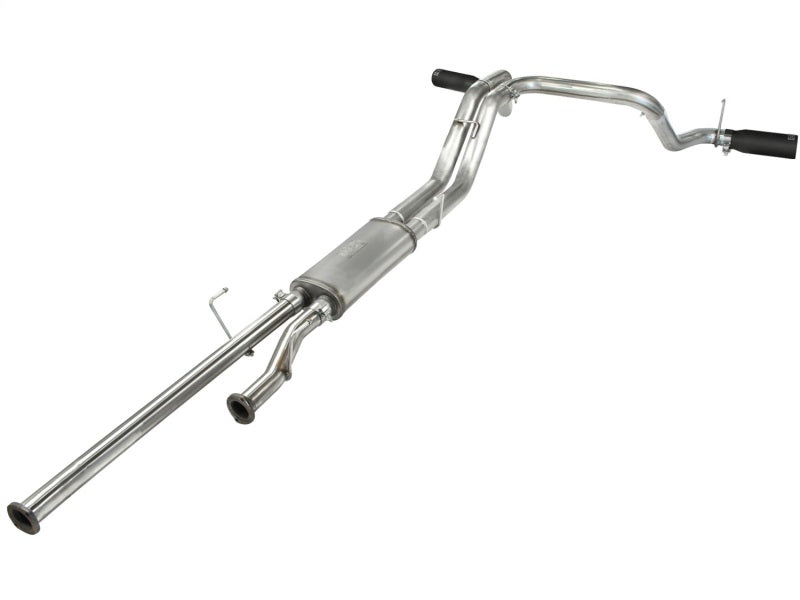 aFe MACHForce XP 2-1/2in to 3in 409 SS Cat-Back Exhaust w/ Black Tips 10-17 Toyota Tundra V8 5.7L - Burkken Auto Parts