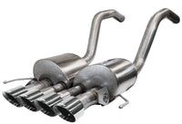 Corsa 2015-2019 Chevrolet Corvette C7 Z06 6.2L 2.75in Xtreme Axle-Back w/ Dual NPP - Burkken Auto Parts