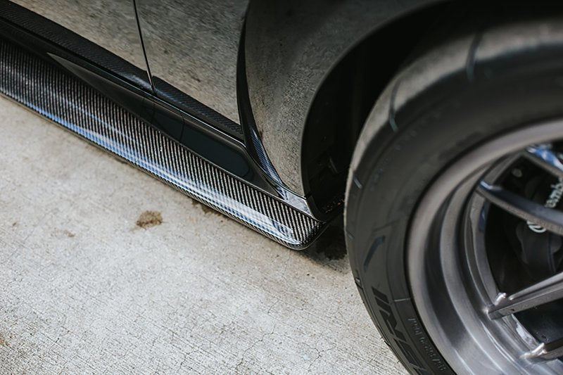 Anderson Composites 20-21 Dodge Charger Hellcat Type-MB Wide Body Rocker Panel Splitter - Burkken Auto Parts