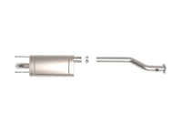 aFe 00-04 Toyota Tacoma ROCK BASHER 2.5in 409 SS Cat-Back Exhaust - L4-2.7L / V6-3.5L - Burkken Auto Parts