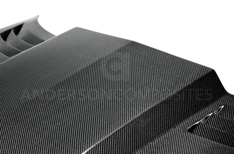 Anderson Composites 10-13 Chevy Camaro TT-Style Carbon Fiber Hood - Burkken Auto Parts
