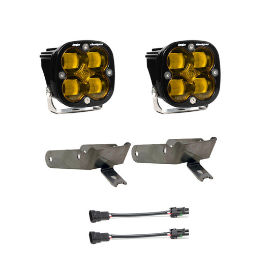 Baja Designs 1999-2010 Ford Super Duty Fog Pocket Kit SAE Amber - Burkken Auto Parts