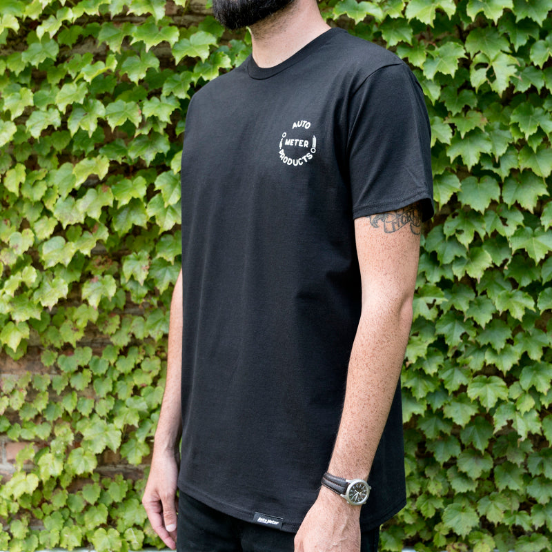 Autometer Vintage T-Shirt Black Large - Burkken Auto Parts