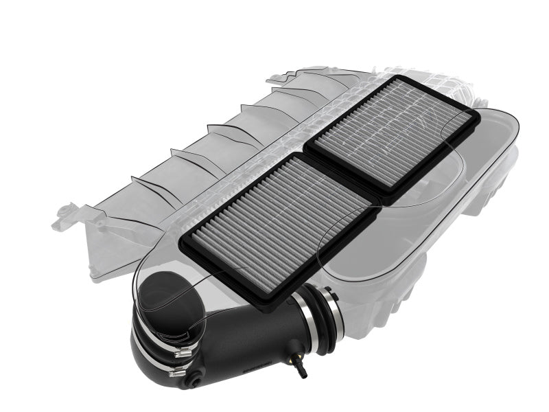 aFe 21-23 Ram 1500 TRX HEMI V8 6.2L (sc) Super Stock Induction System w/ Pro DRY S Filters - Burkken Auto Parts