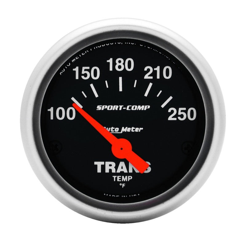 Autometer Sport Comp 100-250 F Trans Temp Gauge - Burkken Auto Parts